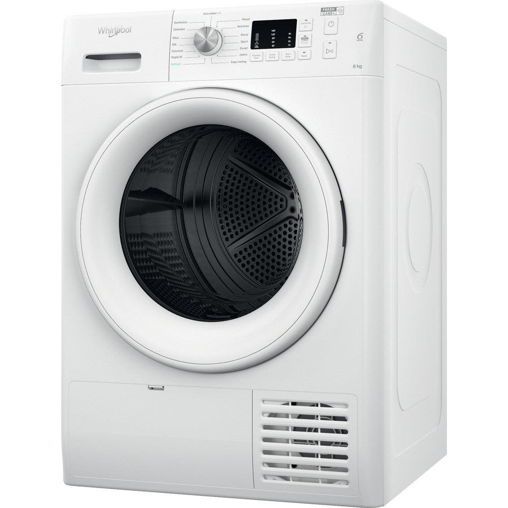 Whirlpool 8KG Freestanding Condenser Tumble Dryer - White | FFTCM108BUK (7322605093052)