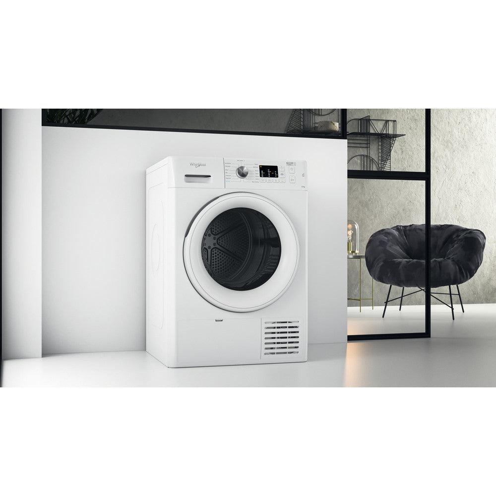 Whirlpool 8KG Freestanding Condenser Tumble Dryer - White | FFTCM108BUK (7322605093052)