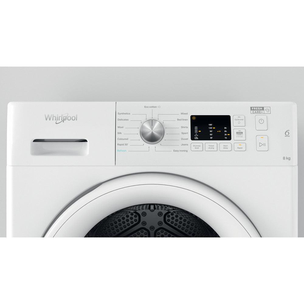 Whirlpool 8KG Freestanding Condenser Tumble Dryer - White | FFTCM108BUK (7322605093052)