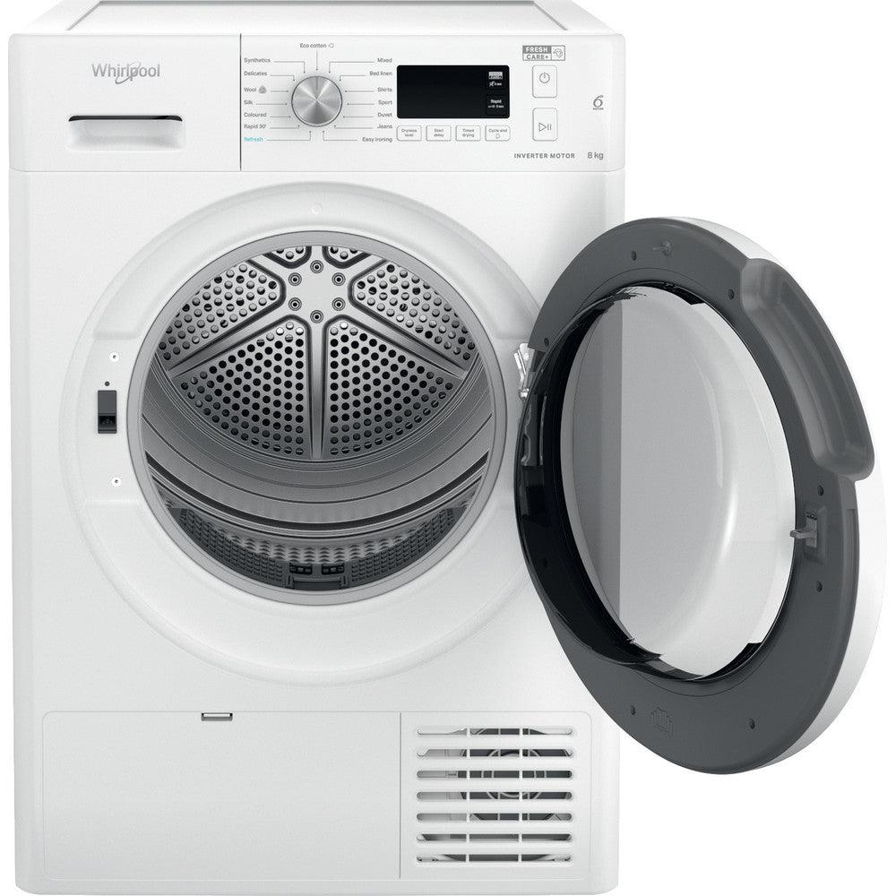 Whirlpool 8KG Freestanding Heat Pump Tumble Dryer - White | FFTM118X2UK (7322605584572)