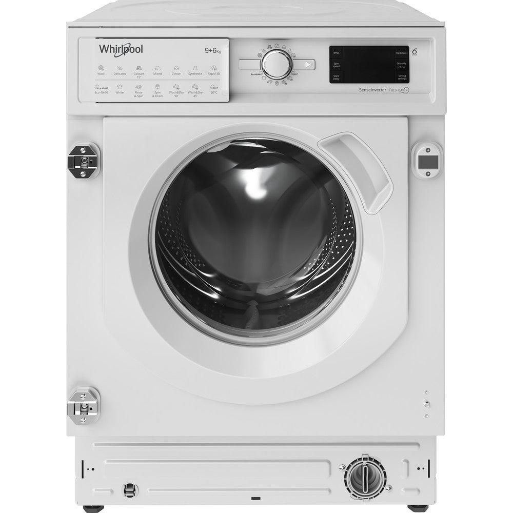 Whirlpool 9KG/6KG 1351 Spin Integrated Washer Dryer - White | BIWDWG961484 (7105846509756)