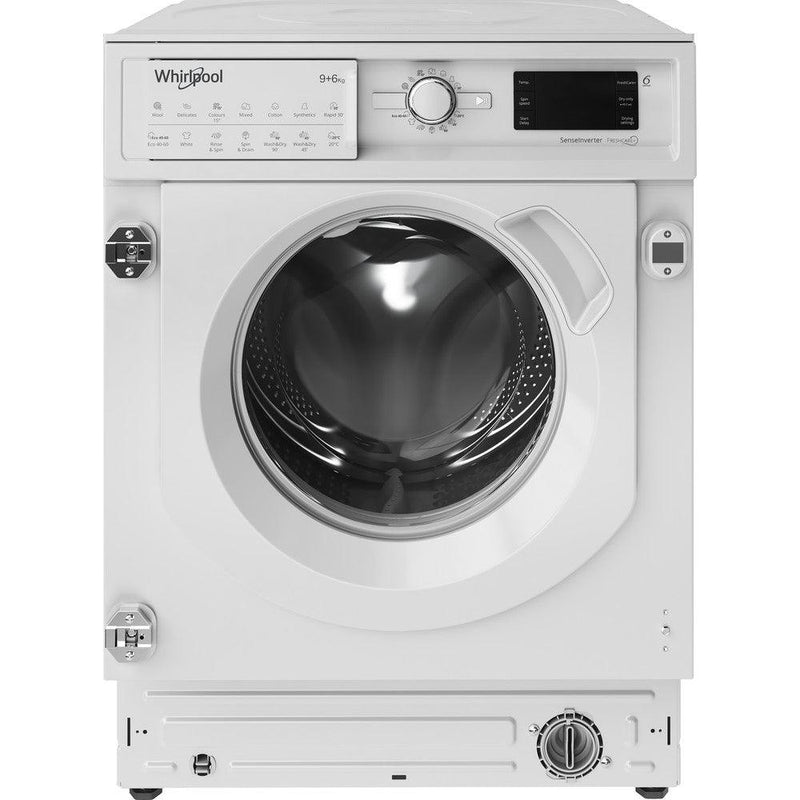 Whirlpool 9KG/6KG 1351 Spin Integrated Washer Dryer - White | BIWDWG961484 (7105846509756)