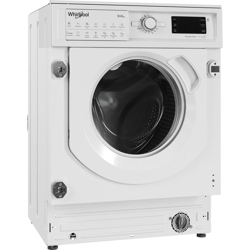 Whirlpool 9KG/6KG 1351 Spin Integrated Washer Dryer - White | BIWDWG961484 (7105846509756)