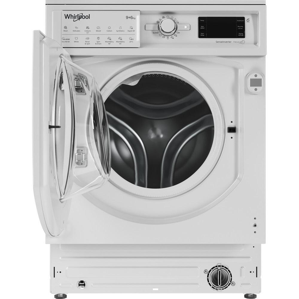 Whirlpool 9KG/6KG 1351 Spin Integrated Washer Dryer - White | BIWDWG961484 (7105846509756)