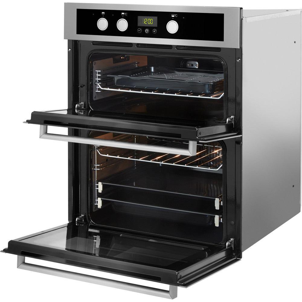 Whirlpool Built-Under Electric Double Oven - Inox &amp; Black | AKL307IX from DID Electrical - guaranteed Irish, guaranteed quality service. (6977633059004)