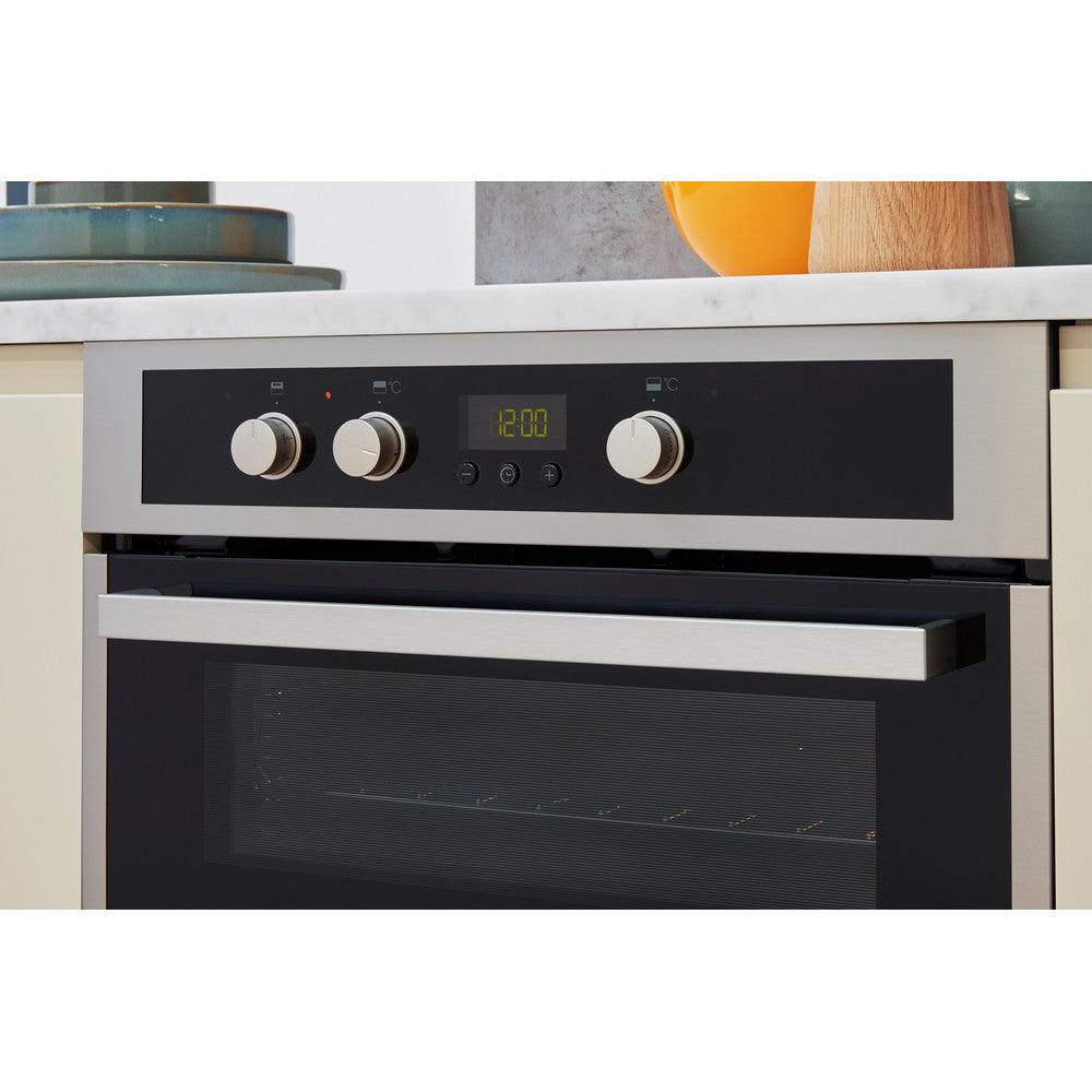 Whirlpool Built-Under Electric Double Oven - Inox &amp; Black | AKL307IX from DID Electrical - guaranteed Irish, guaranteed quality service. (6977633059004)