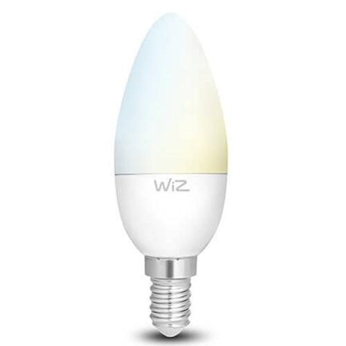 WiZ Warm White Candle E14 Smart LED Bulb - White | 94-WZ20443511 from DID Electrical - guaranteed Irish, guaranteed quality service. (6977484456124)