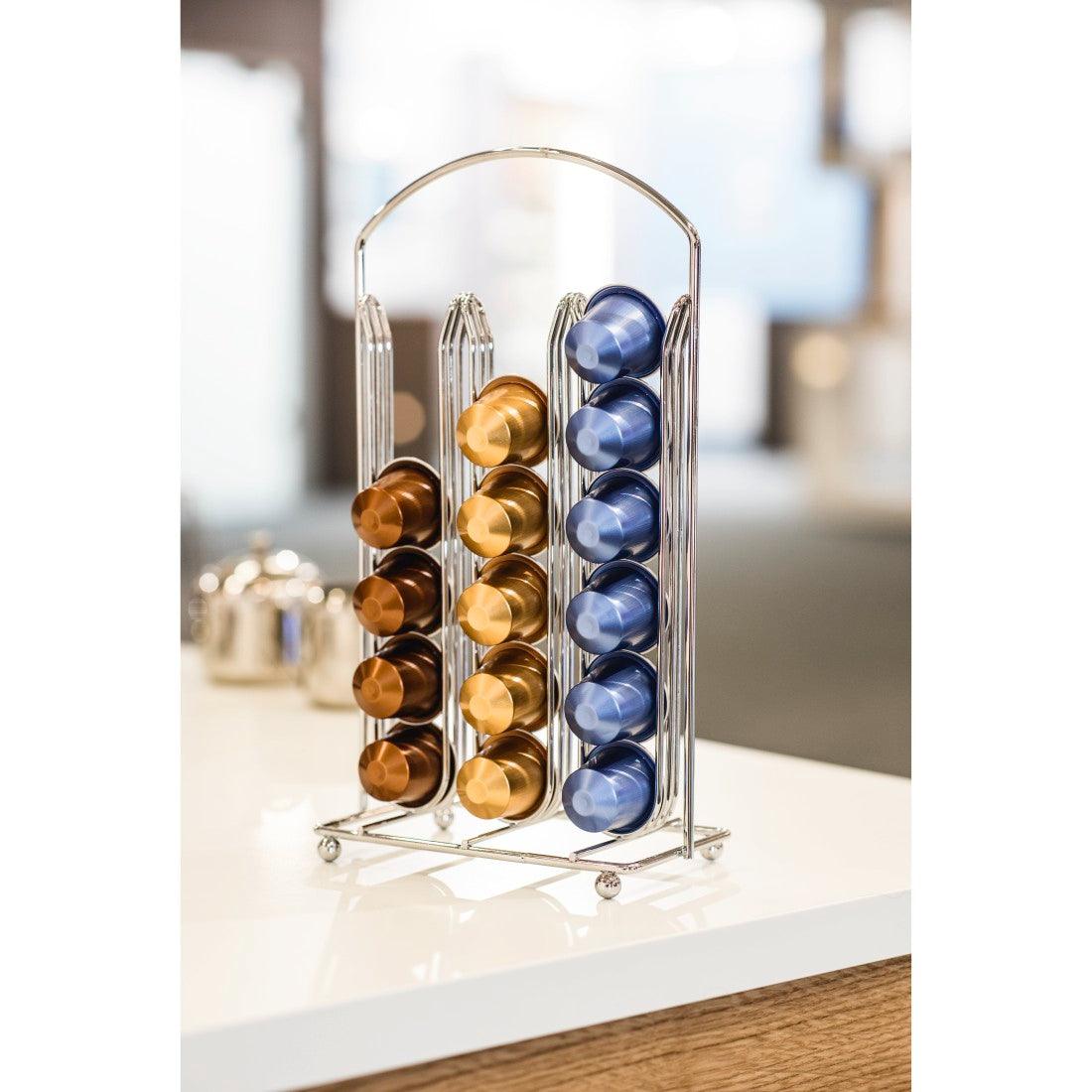 Xavax Donatore Coffee Capsule Stand for Nespresso - Silver | 52469 (7543691837628)