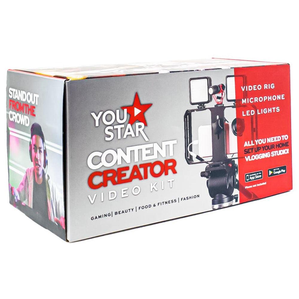 You Star Content Creator Video Kit - Black | YS2245 from DID Electrical - guaranteed Irish, guaranteed quality service. (6977579516092)
