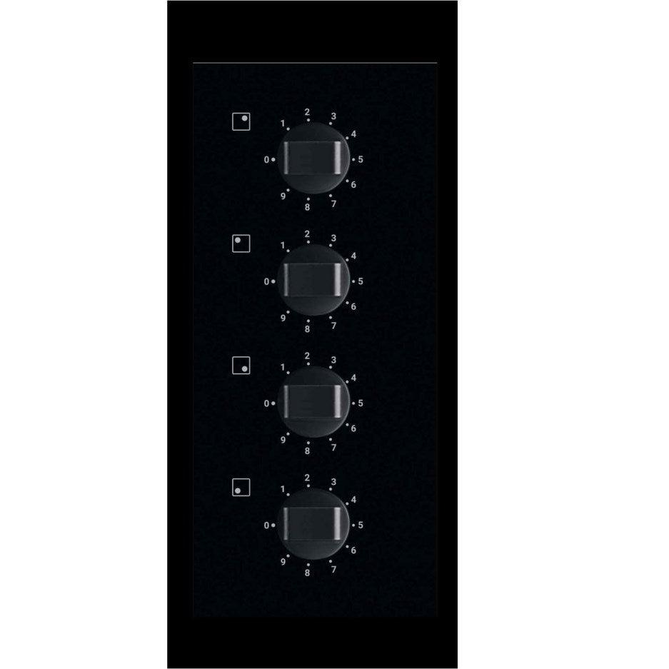 Zanussi 60cm Four Zone Electric Hob - Stainless Steel | ZHRN640K from DID Electrical - guaranteed Irish, guaranteed quality service. (6890912743612)