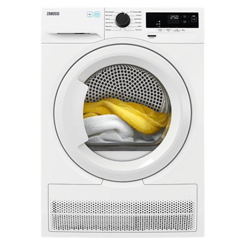 Zanussi 8KG Freestanding Heat Pump Tumble Dryer - White | ZDH87A2PW (7188924563644)