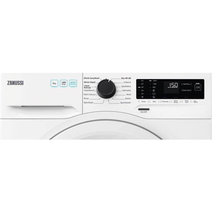 Zanussi 9KG 1400 RPM Spin Freestanding Washing Machine - White | ZWF944A2PW from DID Electrical - guaranteed Irish, guaranteed quality service. (6977618706620)