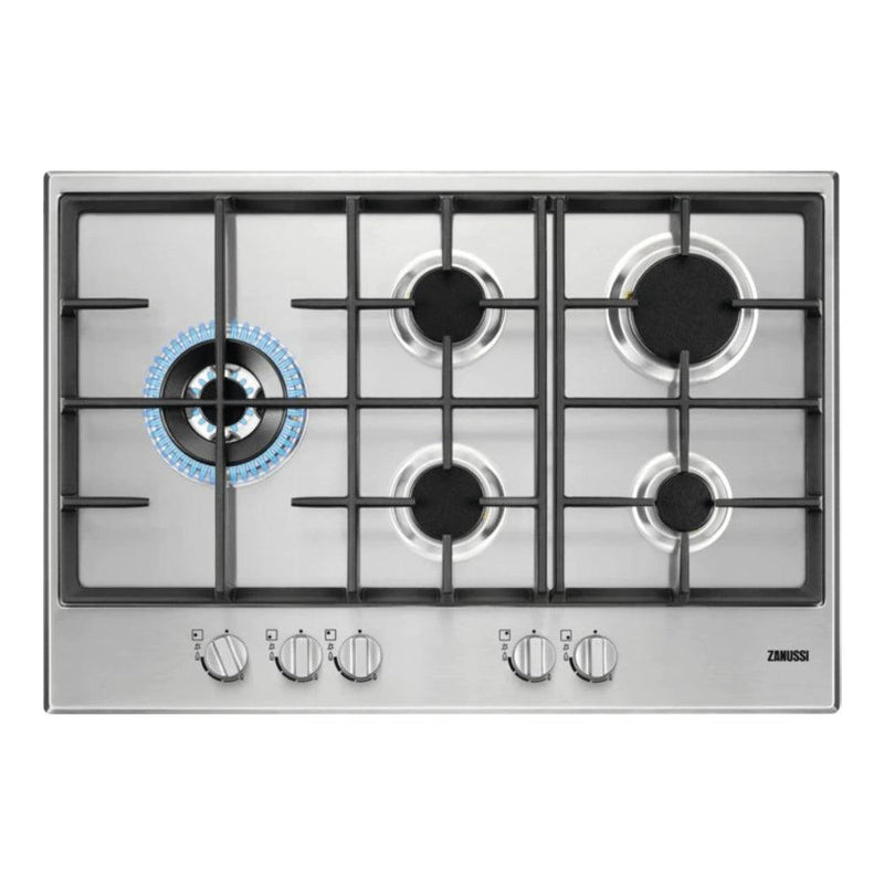 ZGH76534XS_Zanussi Series 40 5 Burner Slim line Gas Hob - Stainless Steel-1 (7441416519868)